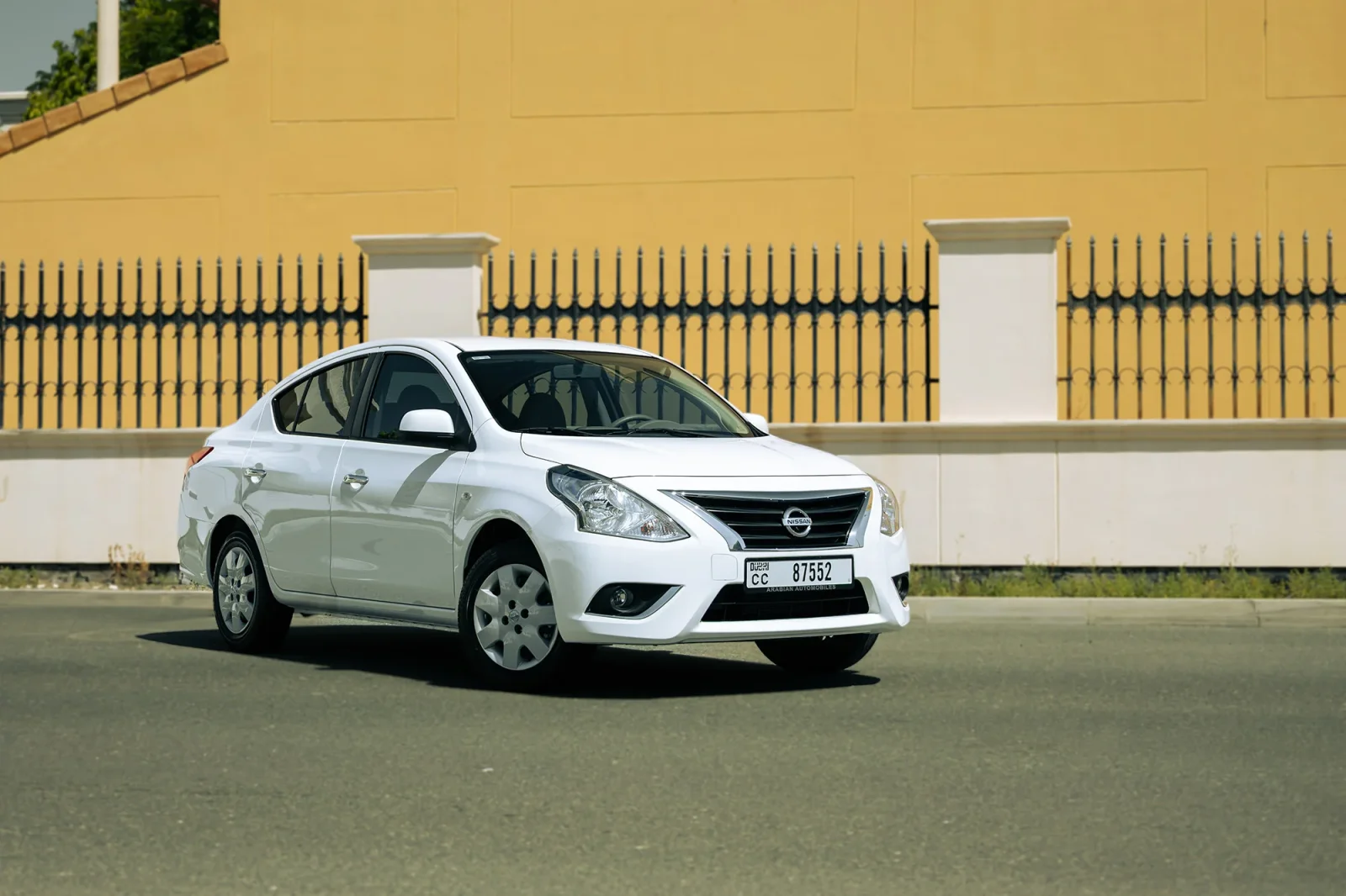 Rent Nissan Sunny  White 2026 in Dubai