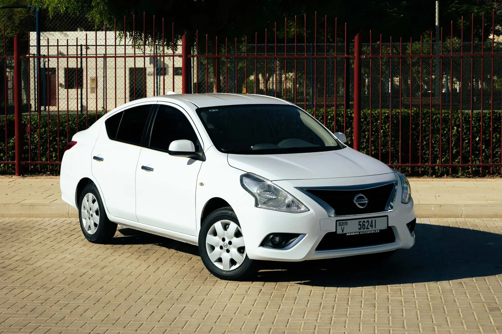 Rent Nissan Sunny  White 2026 in Dubai