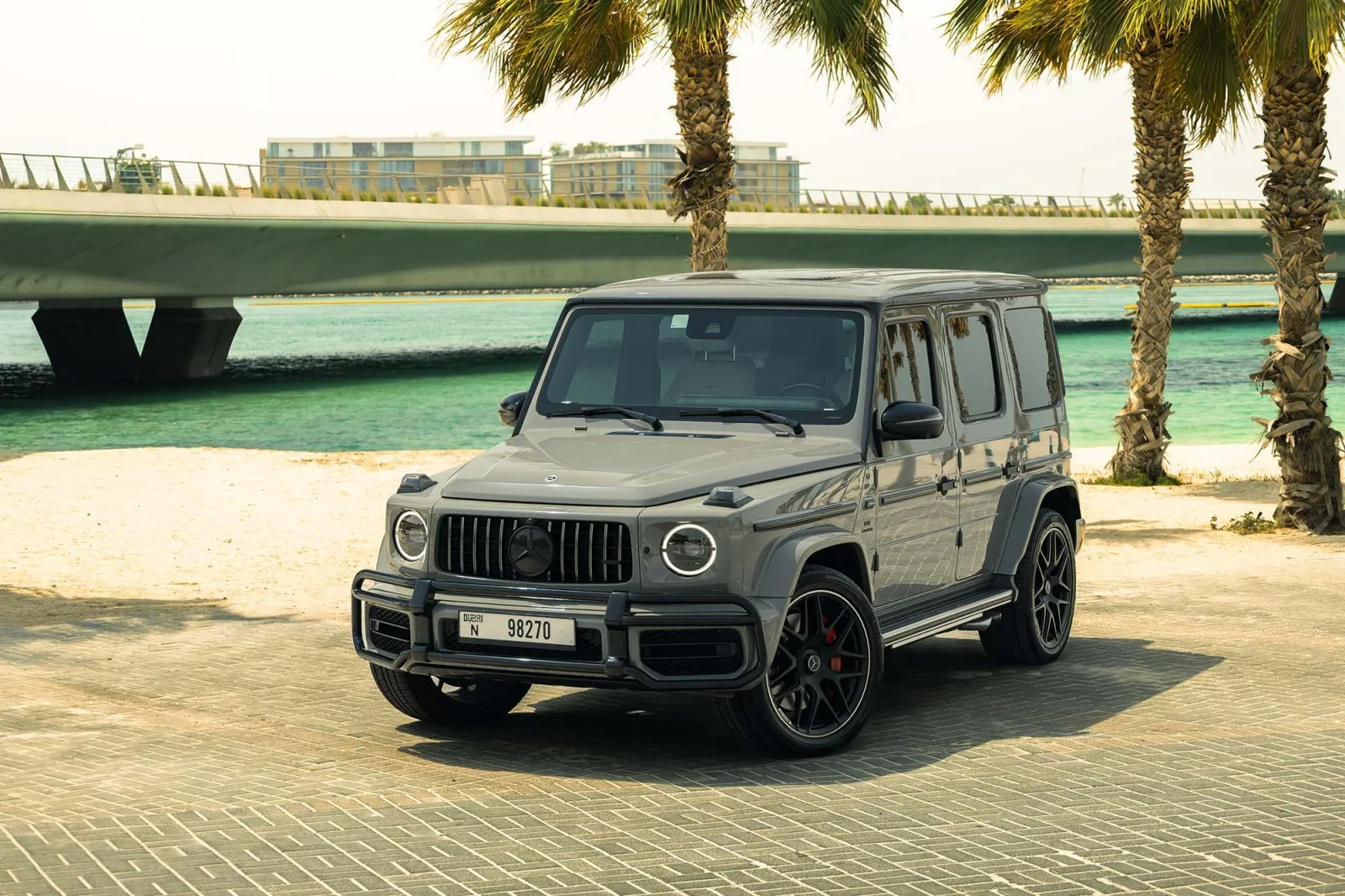 Miete Mercedes-Benz G-Class 63 AMG Grau 2025 in der Dubai