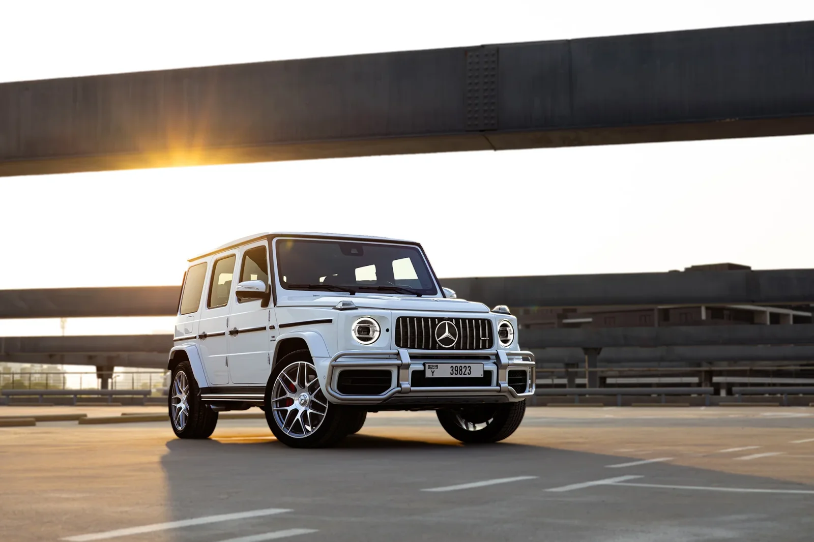 Noleggio Mercedes-Benz G-Class 63 AMG Bianco 2022 a Dubai