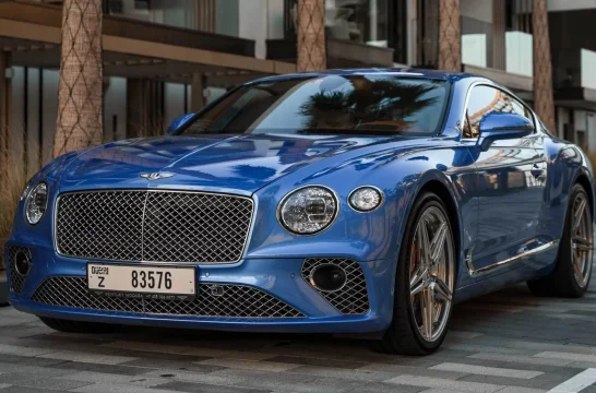 Bentley Continental GT Bleu 2018