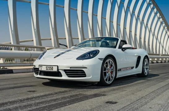 Porsche Boxster Weiß 2018