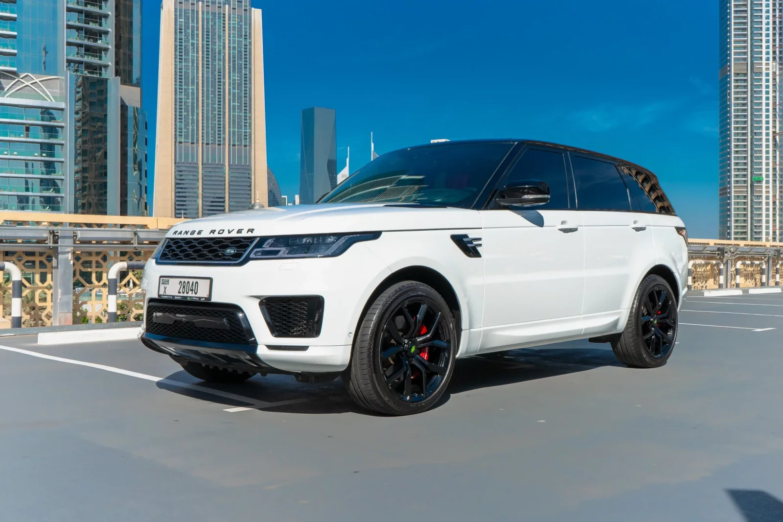 Rent Land Rover Range Rover Sport  White 2019 in Dubai