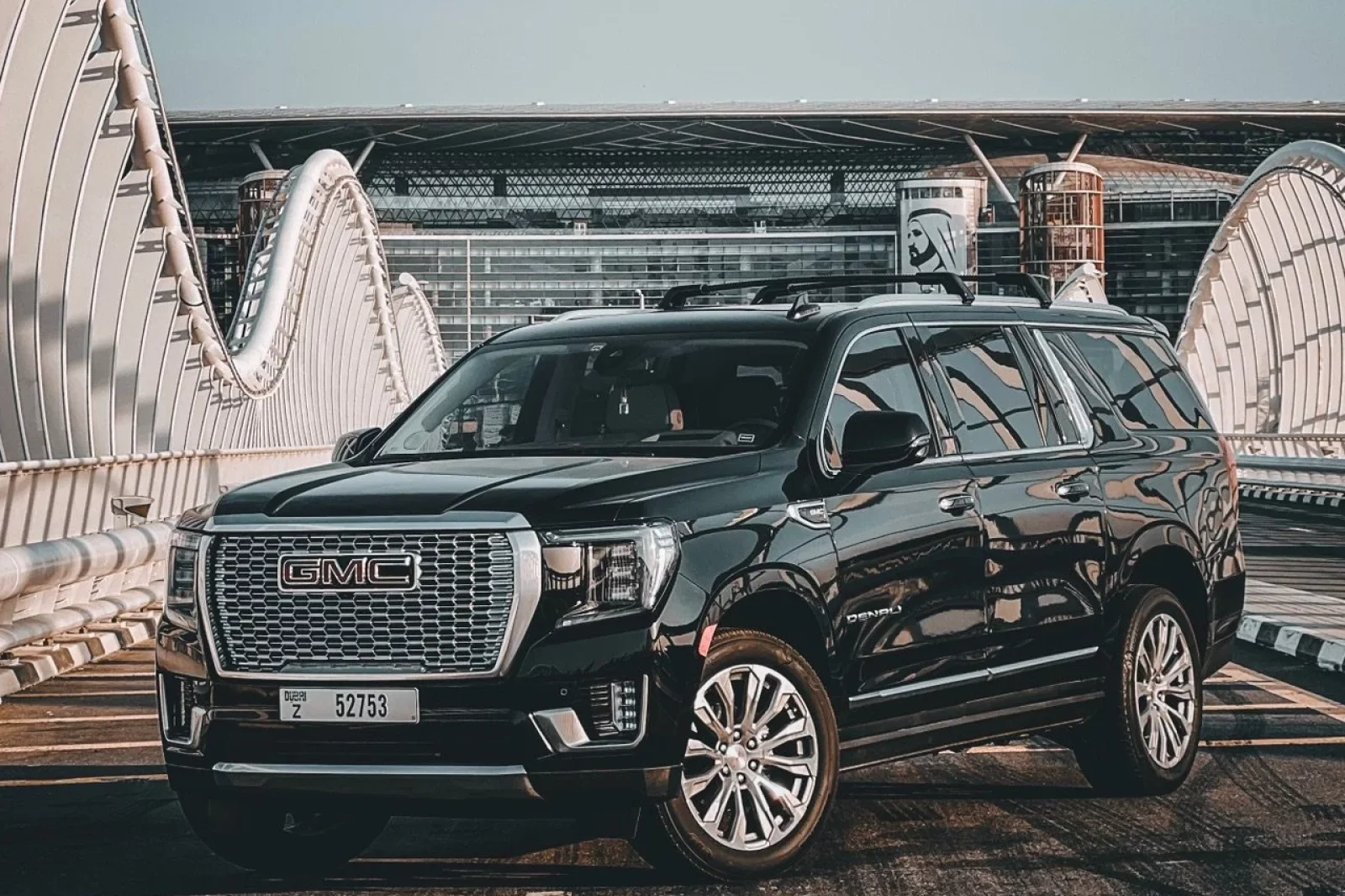 Rent GMC Yukon Denali Black 2022 in Dubai