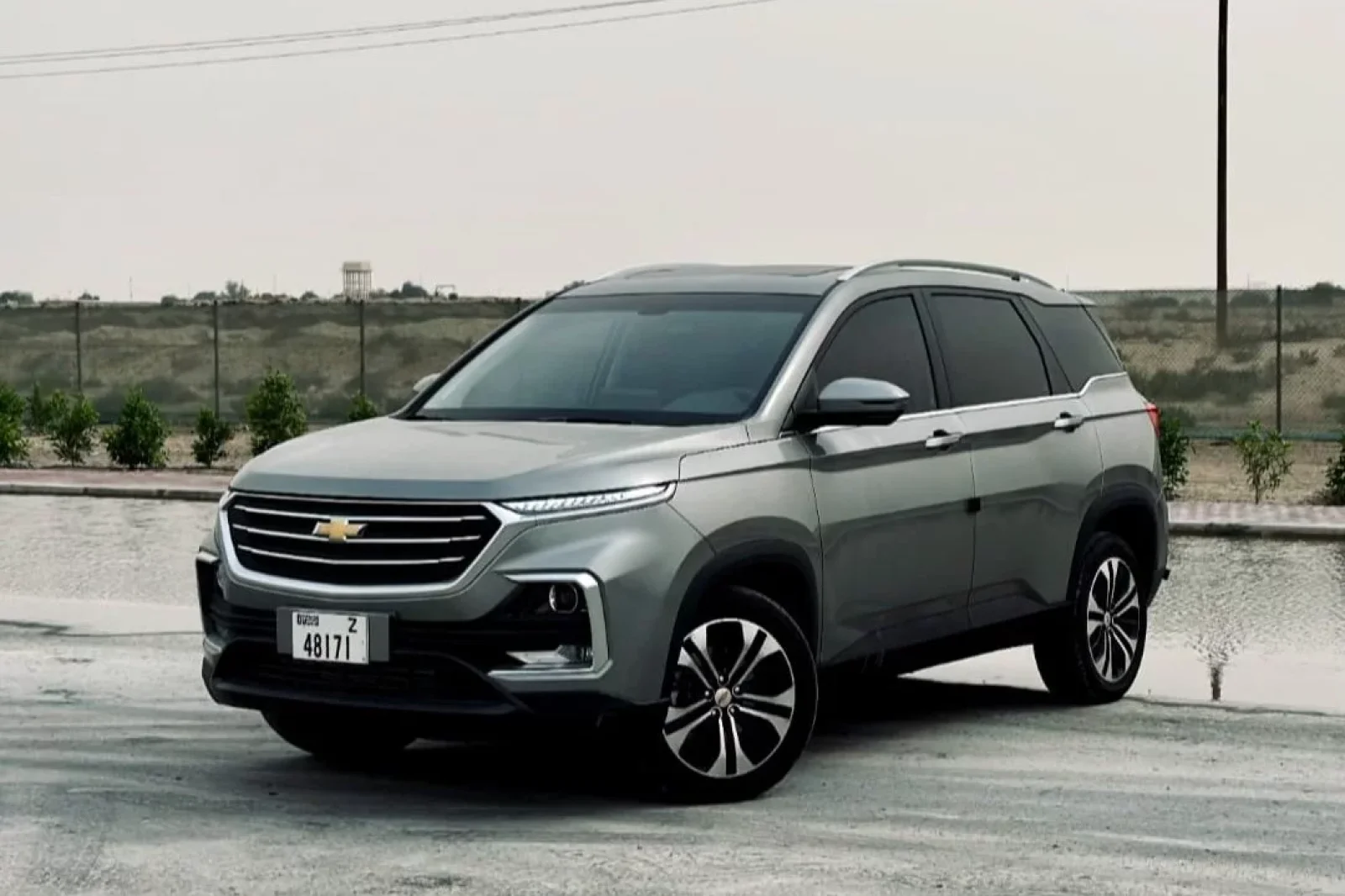 Rent Chevrolet Captiva  Grey 2023 in Dubai