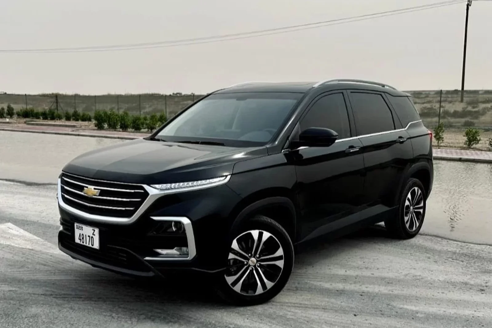 Loyer Chevrolet Captiva  Noir 2023 en Dubai