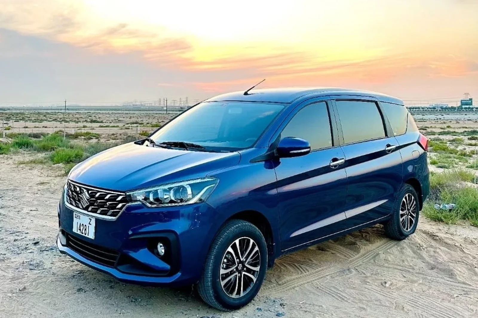 Rent Suzuki Ertiga  Blue 2023 in Dubai