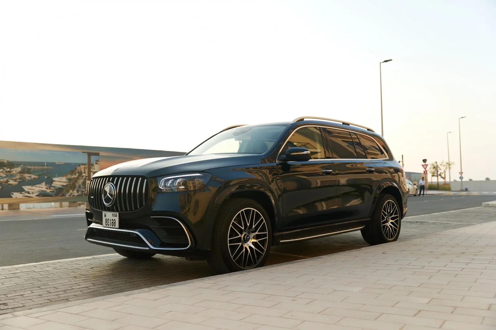 Loyer Mercedes-Benz GLS-Class 450 AMG Noir 2020 en Dubai