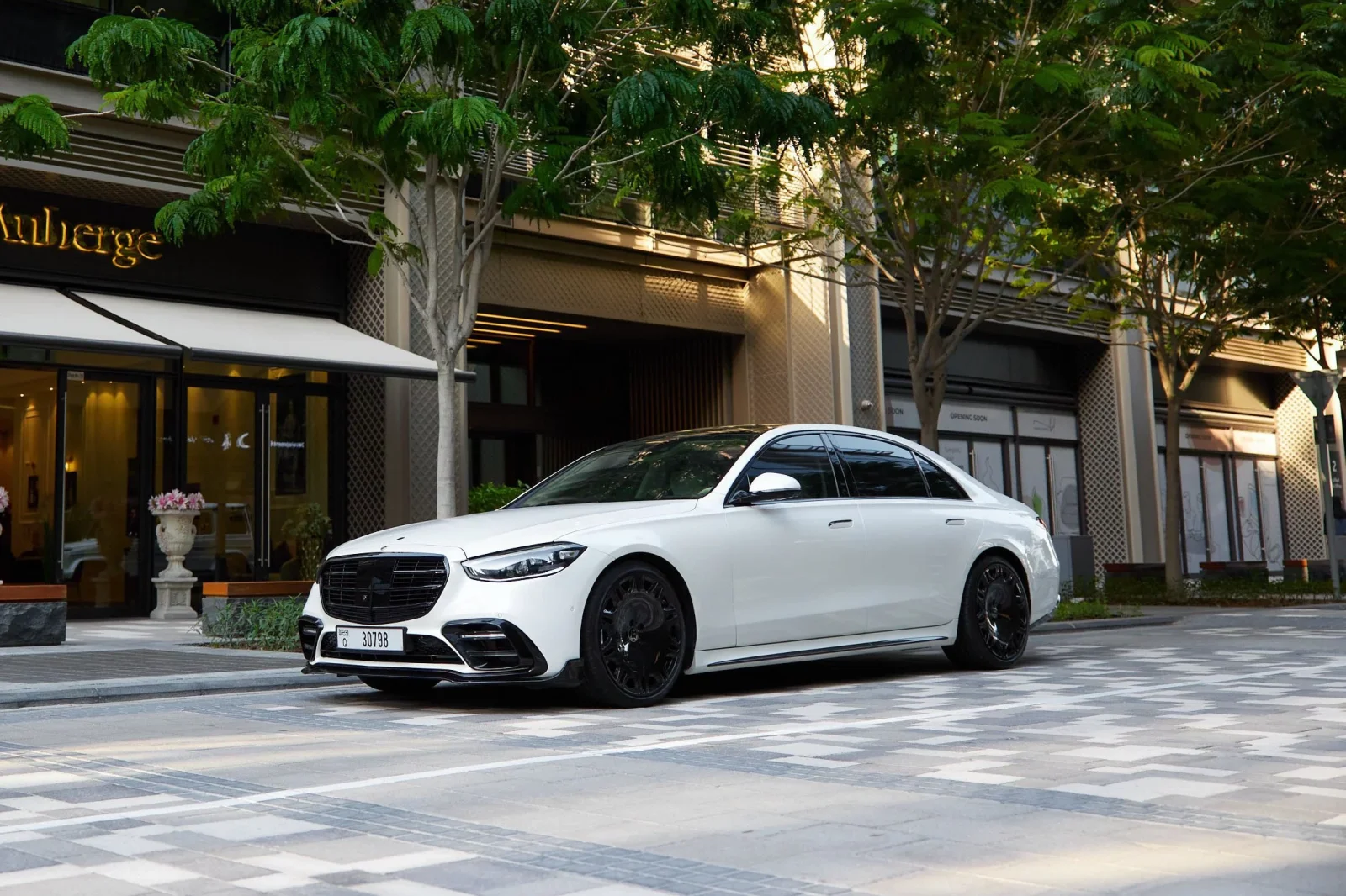 Rent Mercedes-Benz S-Class S580 Brabus Kit White 2022 in Dubai