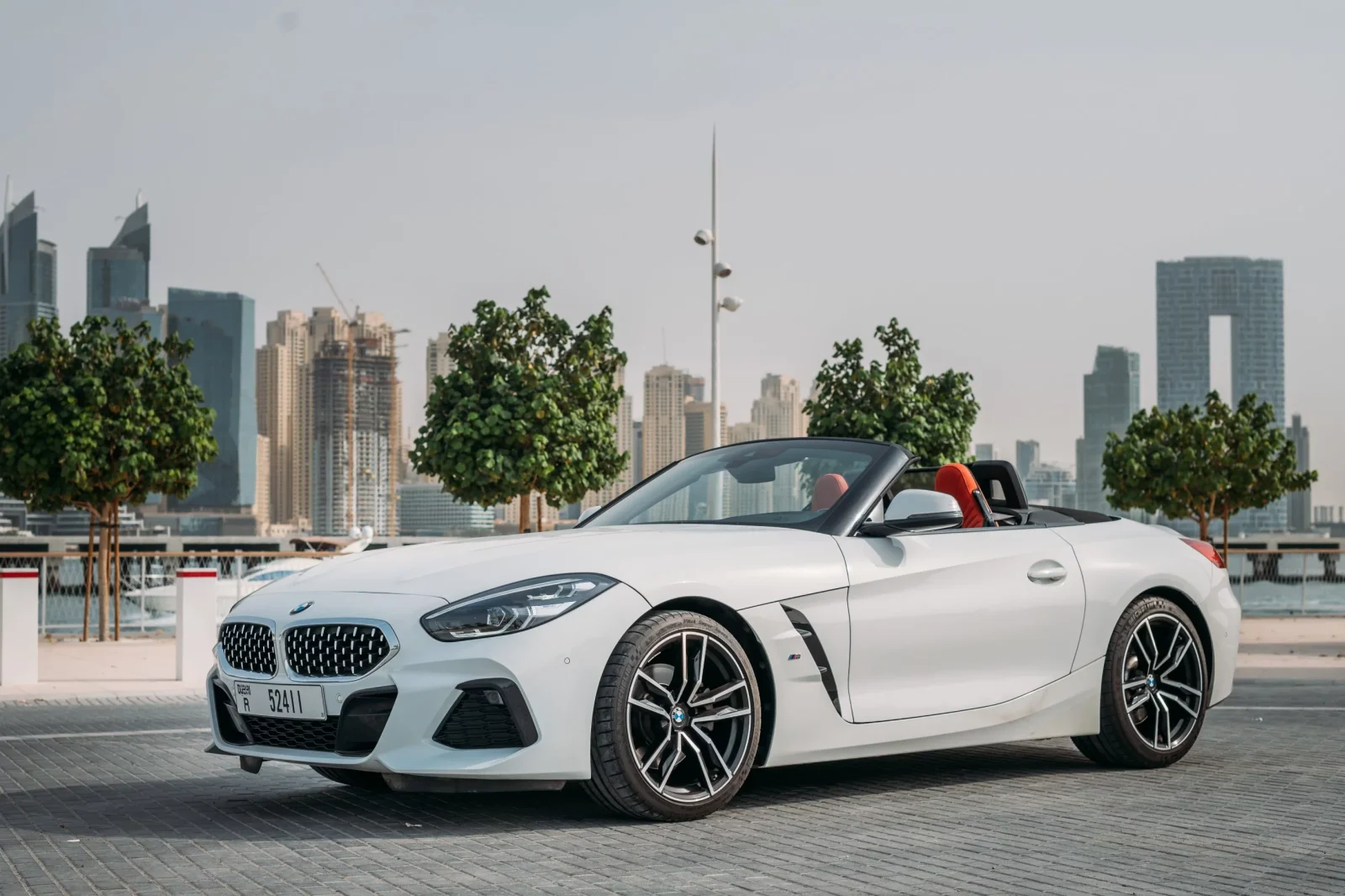 Rent BMW Z4  White 2021 in Dubai