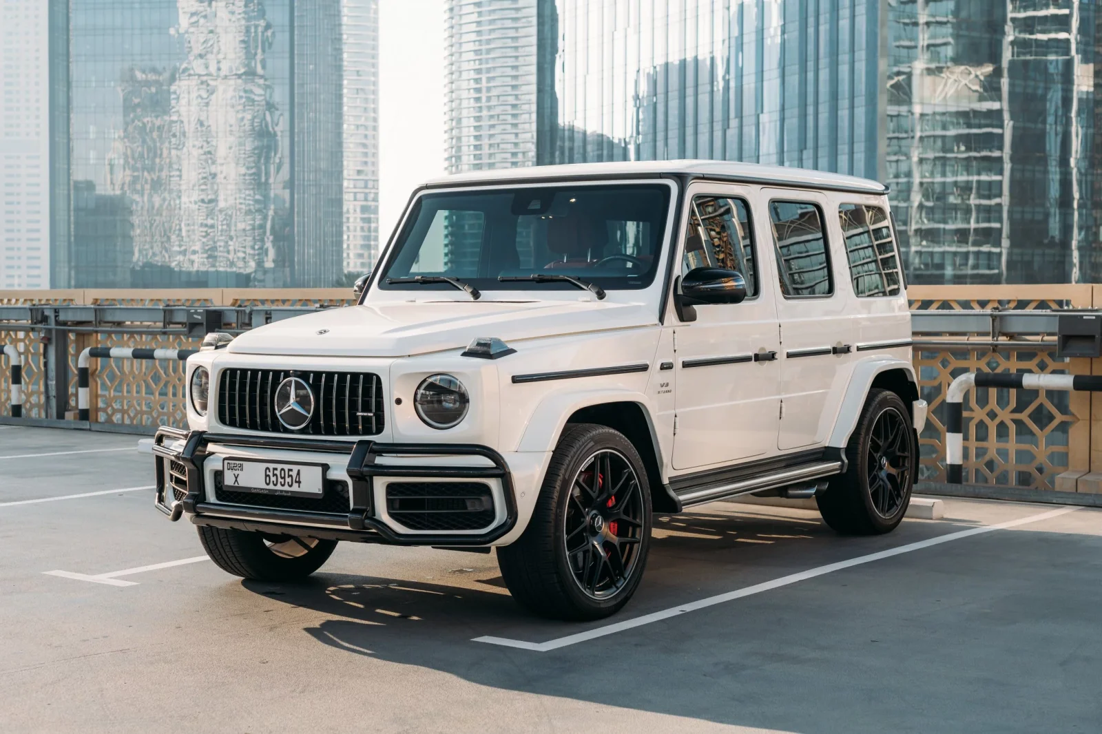 Loyer Mercedes-Benz G-Class G63 Blanc 2020 en Dubai