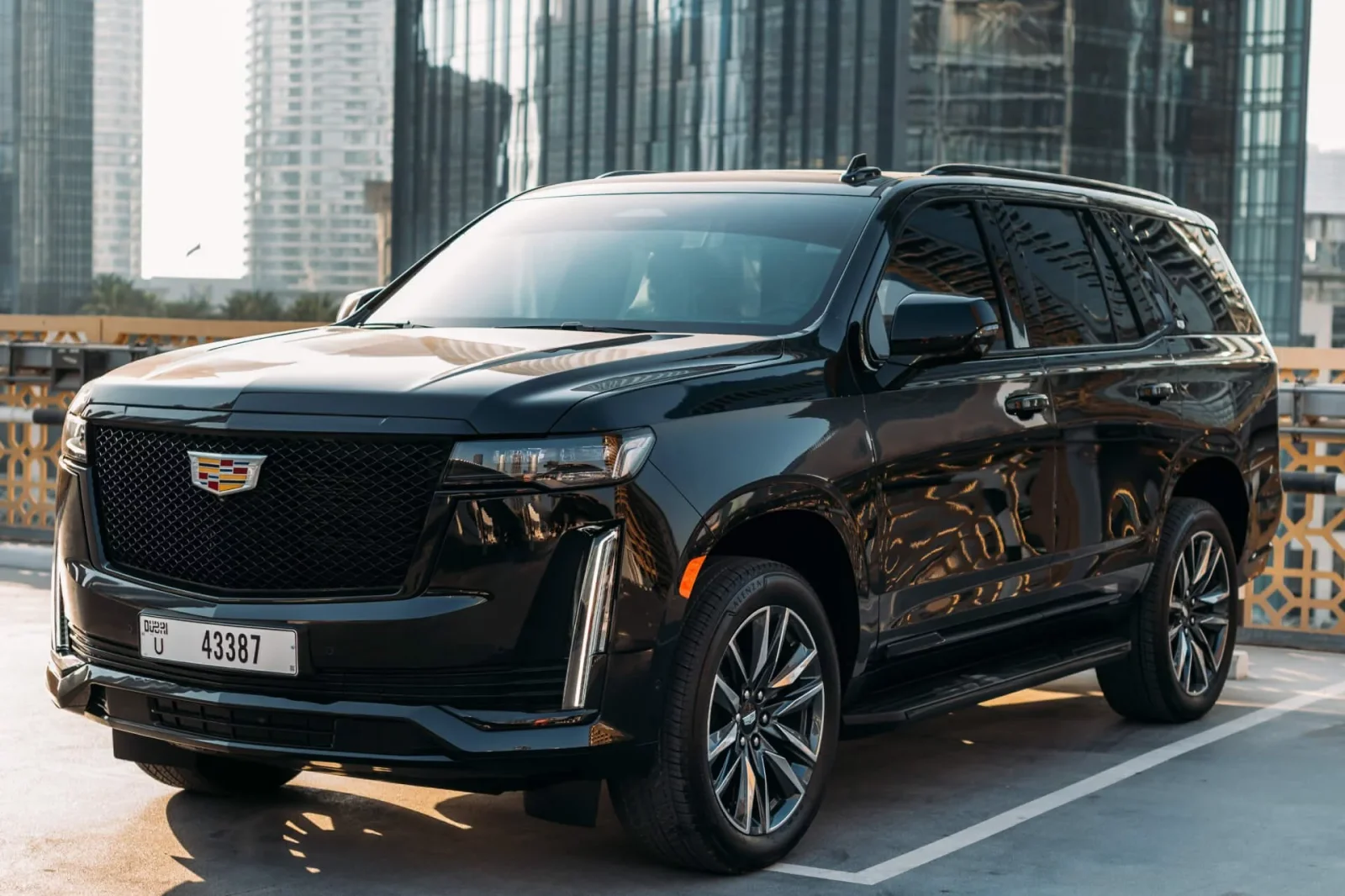 Loyer Cadillac Escalade  Noir 2021 en Dubai