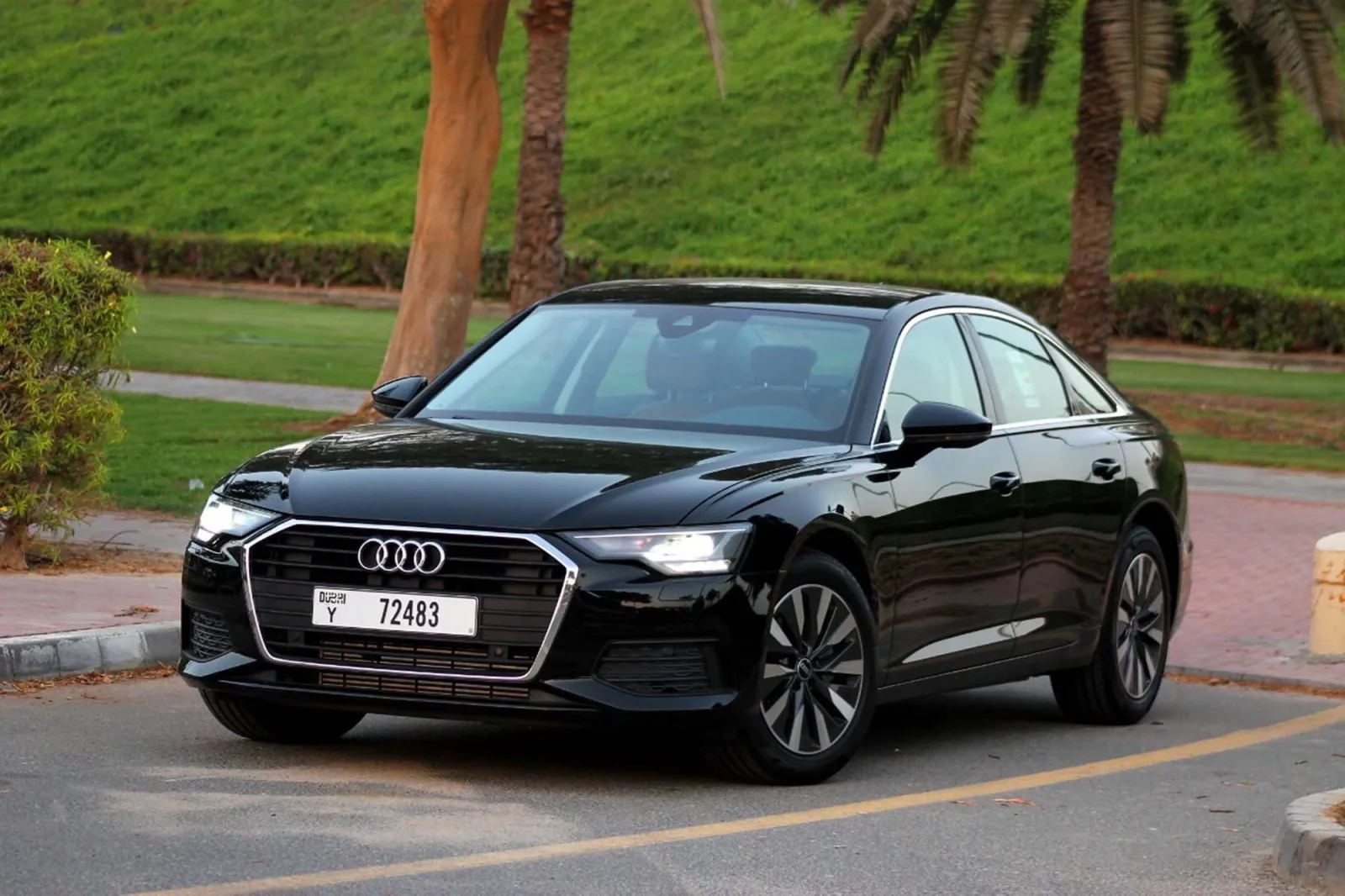 Rent Audi A6  Black 2023 in Dubai