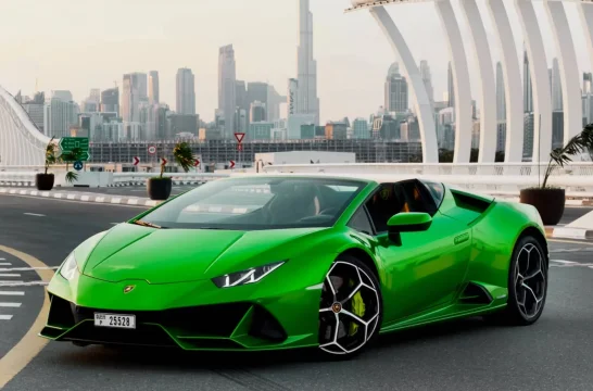 Lamborghini Huracan Evo Spyder Зеленый 2022