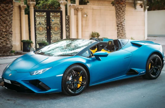 Lamborghini Huracan Evo Spyder Blu 2021