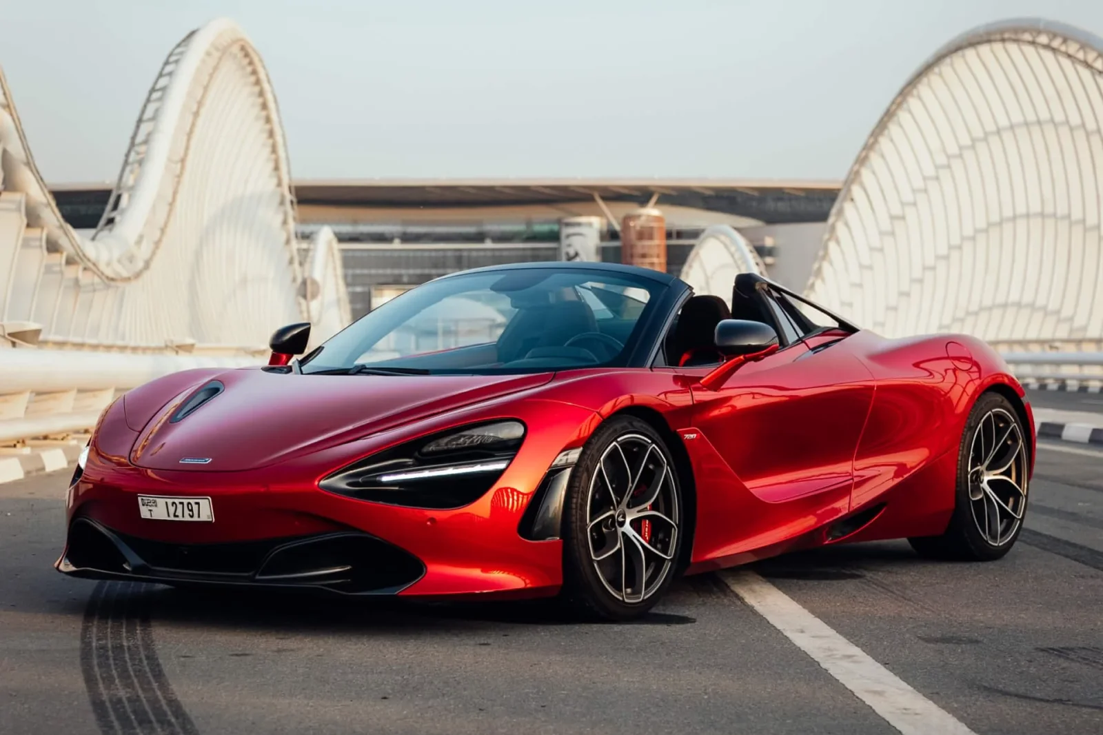 Affitto McLaren 720S Spider Rosso 2020 in Dubai