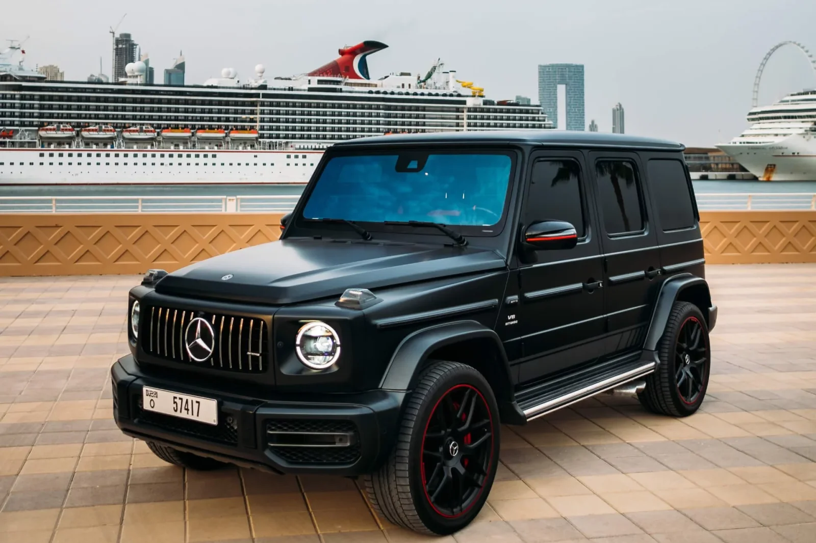 Kiralık Mercedes-Benz G-Class G63 Gelendwagen Siyah 2020 içinde Dubai