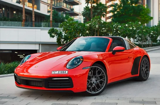 Porsche 911 Targa 4 Rot 2022