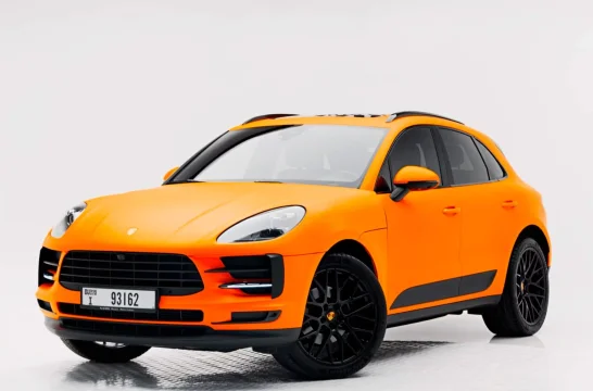 Porsche Macan Оранжевый 2021