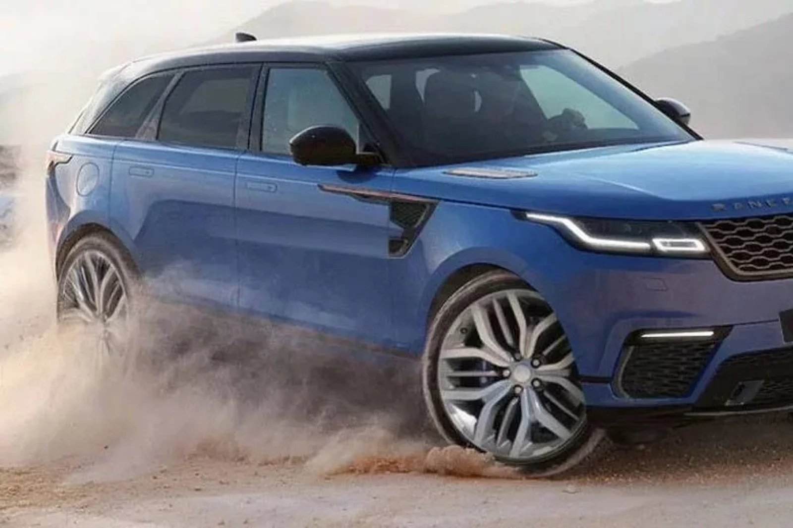 Kiralık Land Rover Range Rover Sport SVR Mavi 2020 içinde Dubai