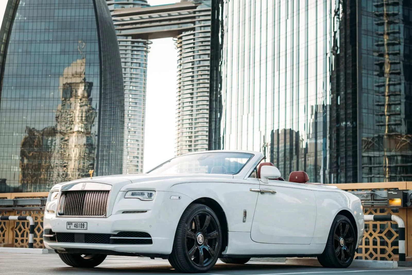 Rent Rolls-Royce Dawn  White 2019 in Dubai