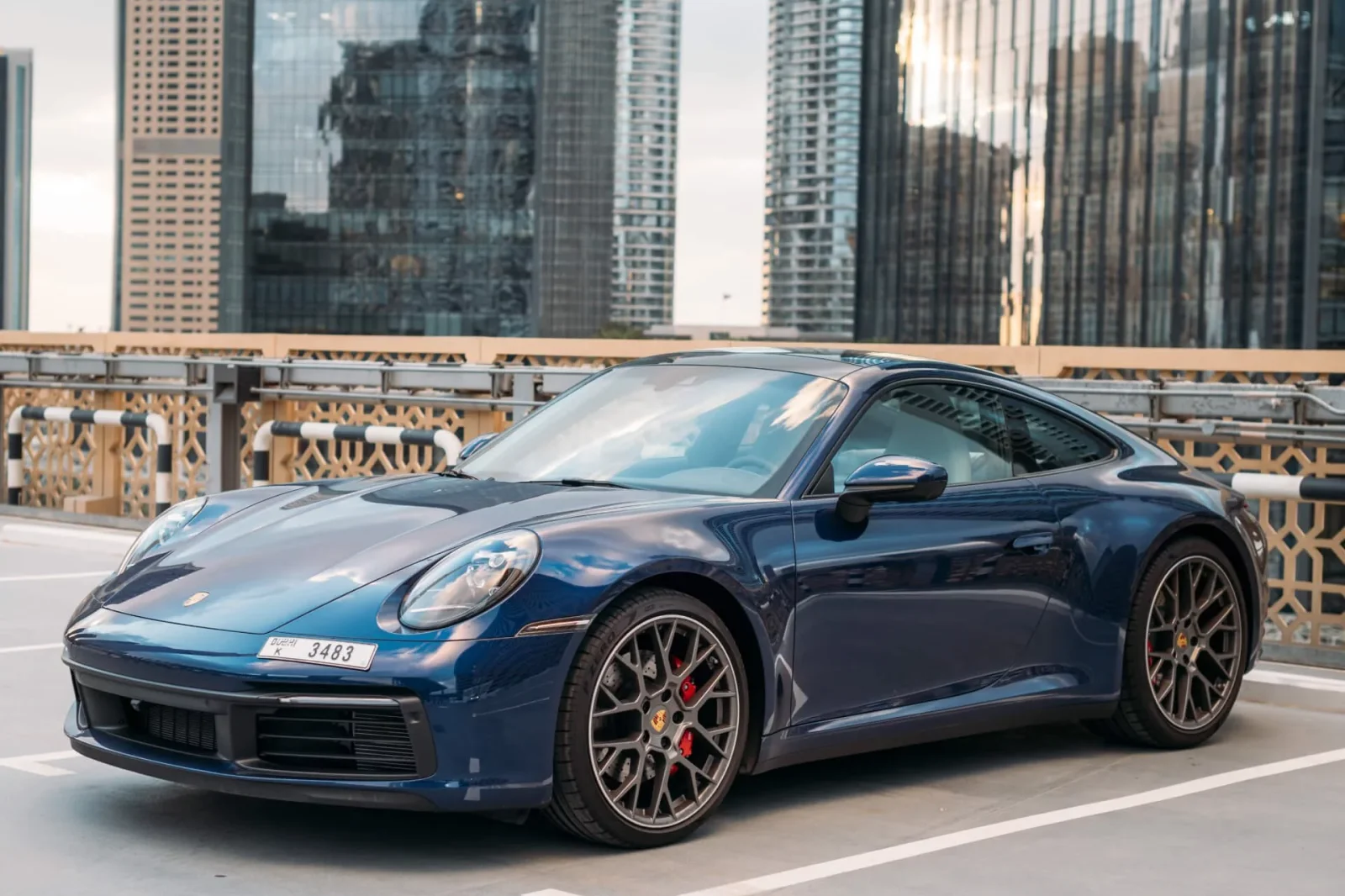 Rent Porsche 911 4S Blue 2022 in Dubai