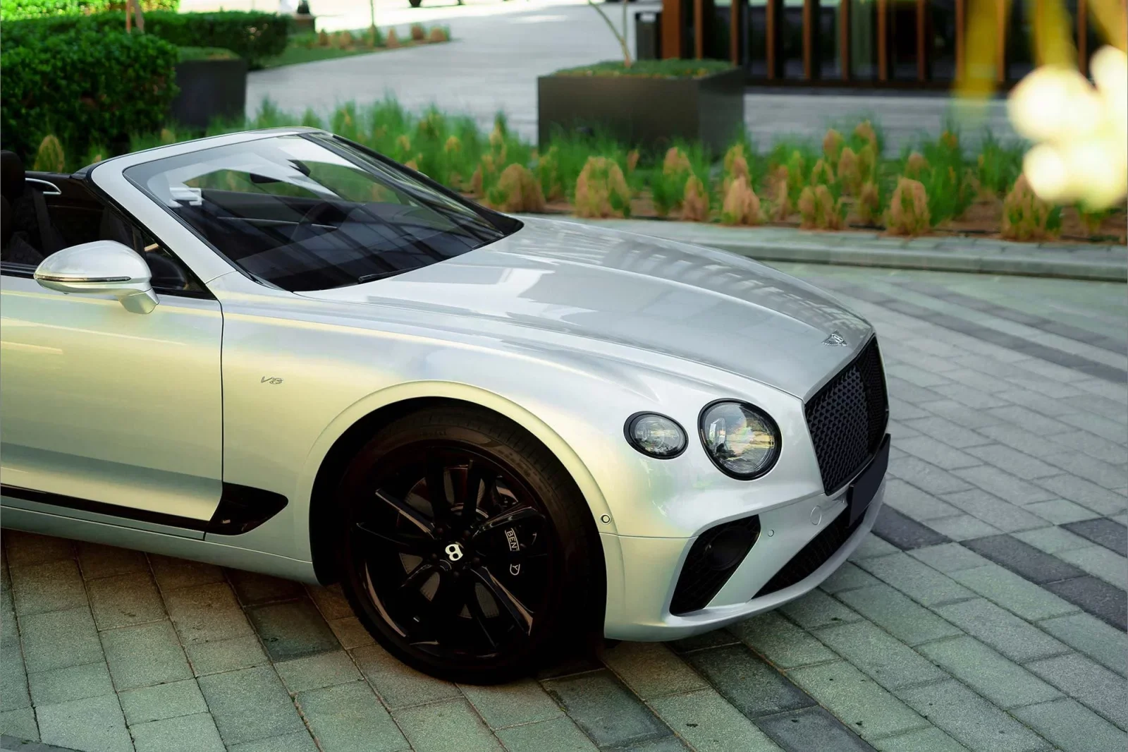 Rent Bentley Continental GT Convertible Grey 2022 in Dubai - 3 