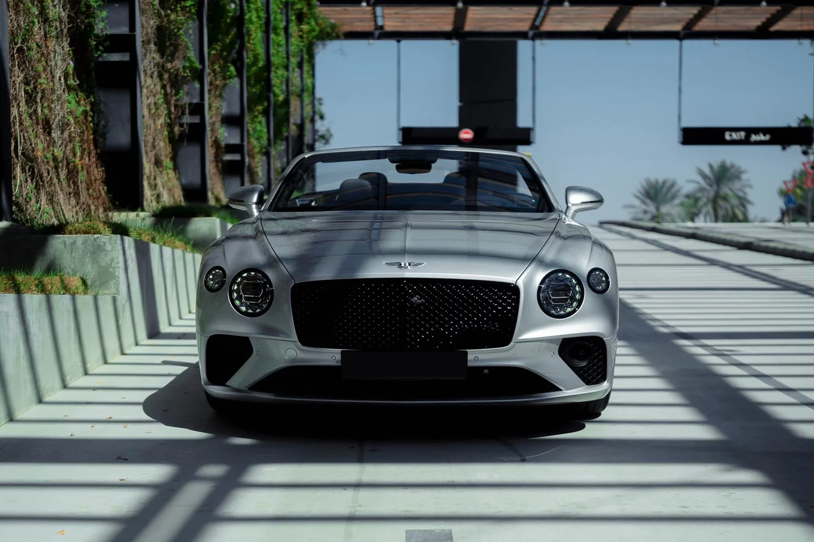 Rent Bentley Continental GT Convertible Grey 2022 in Dubai - 2 