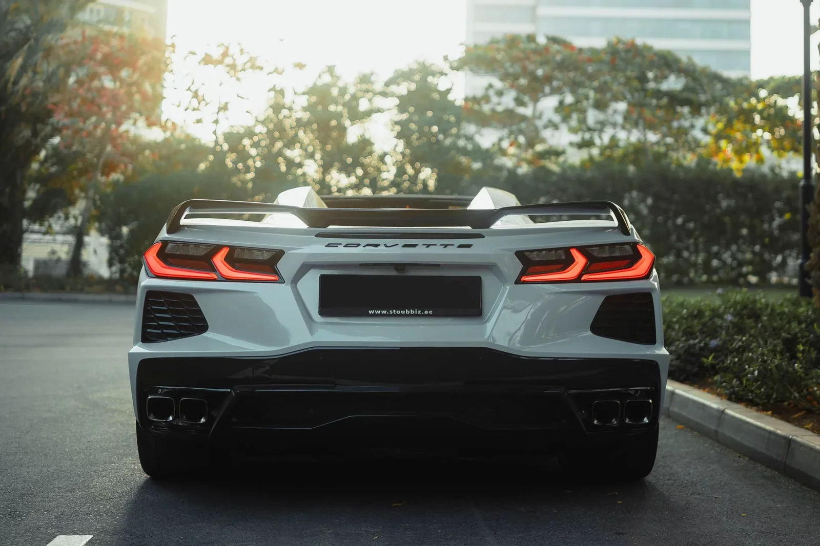 Miete Chevrolet Corvette C8 Weiß 2021 in der Dubai - 6 