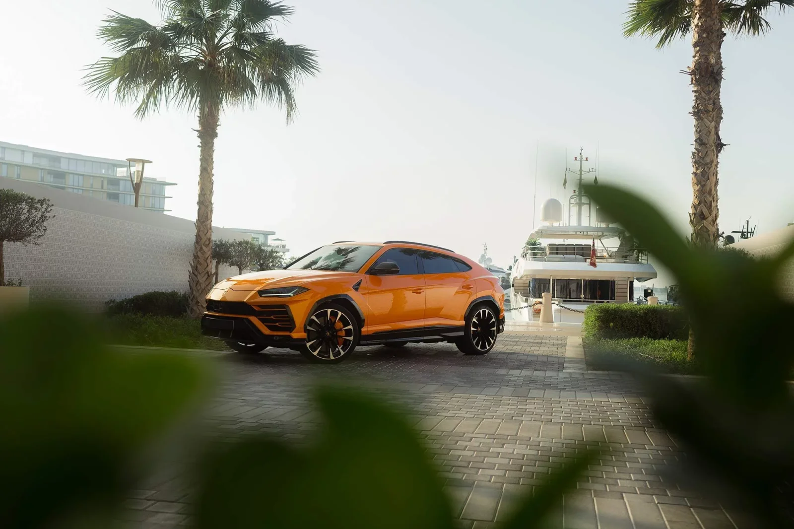 Loyer Lamborghini Urus  Orange 2021 en Dubai