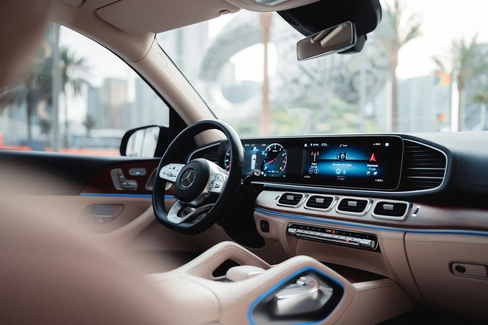 Alquiler Mercedes-Benz GLS-Class  Negro 2021 en Dubái - 8 