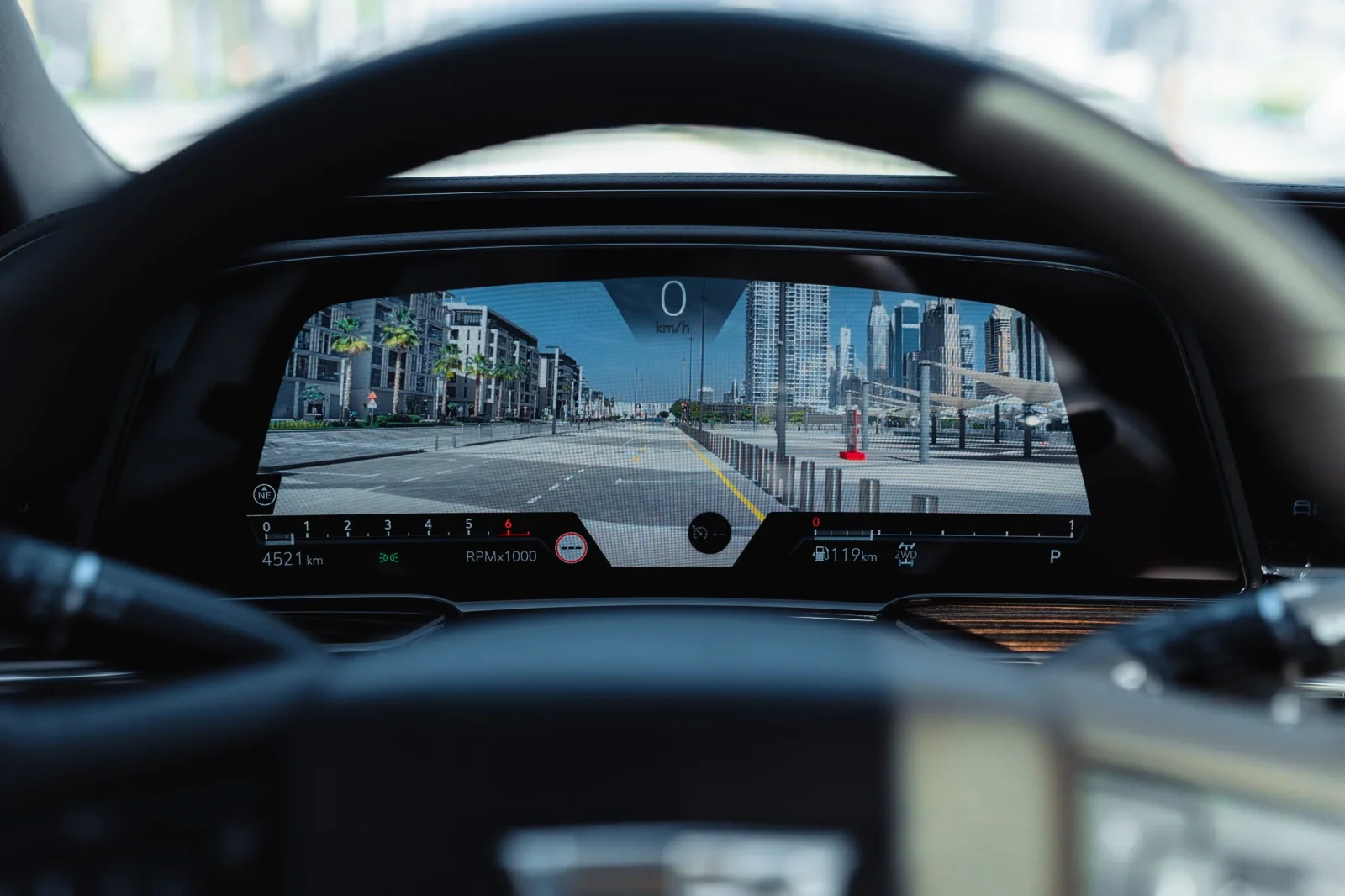 Huren Cadillac Escalade  Zwart 2021 in Dubai - 11 