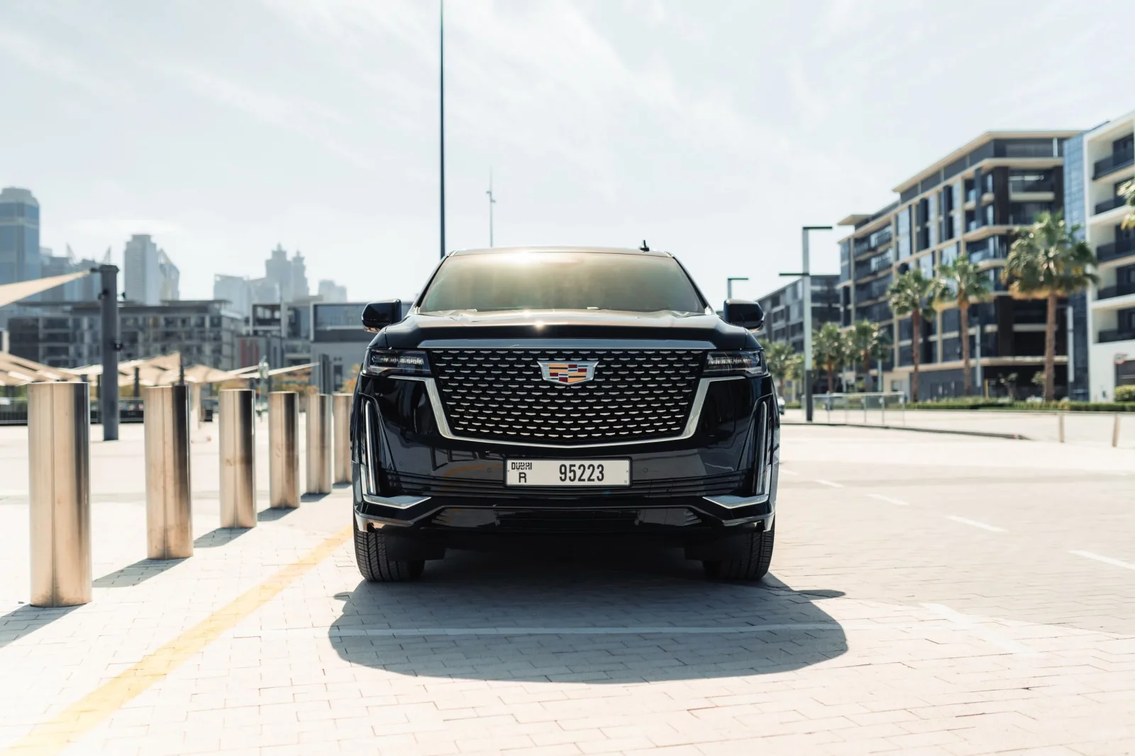 Huren Cadillac Escalade  Zwart 2021 in Dubai - 5 