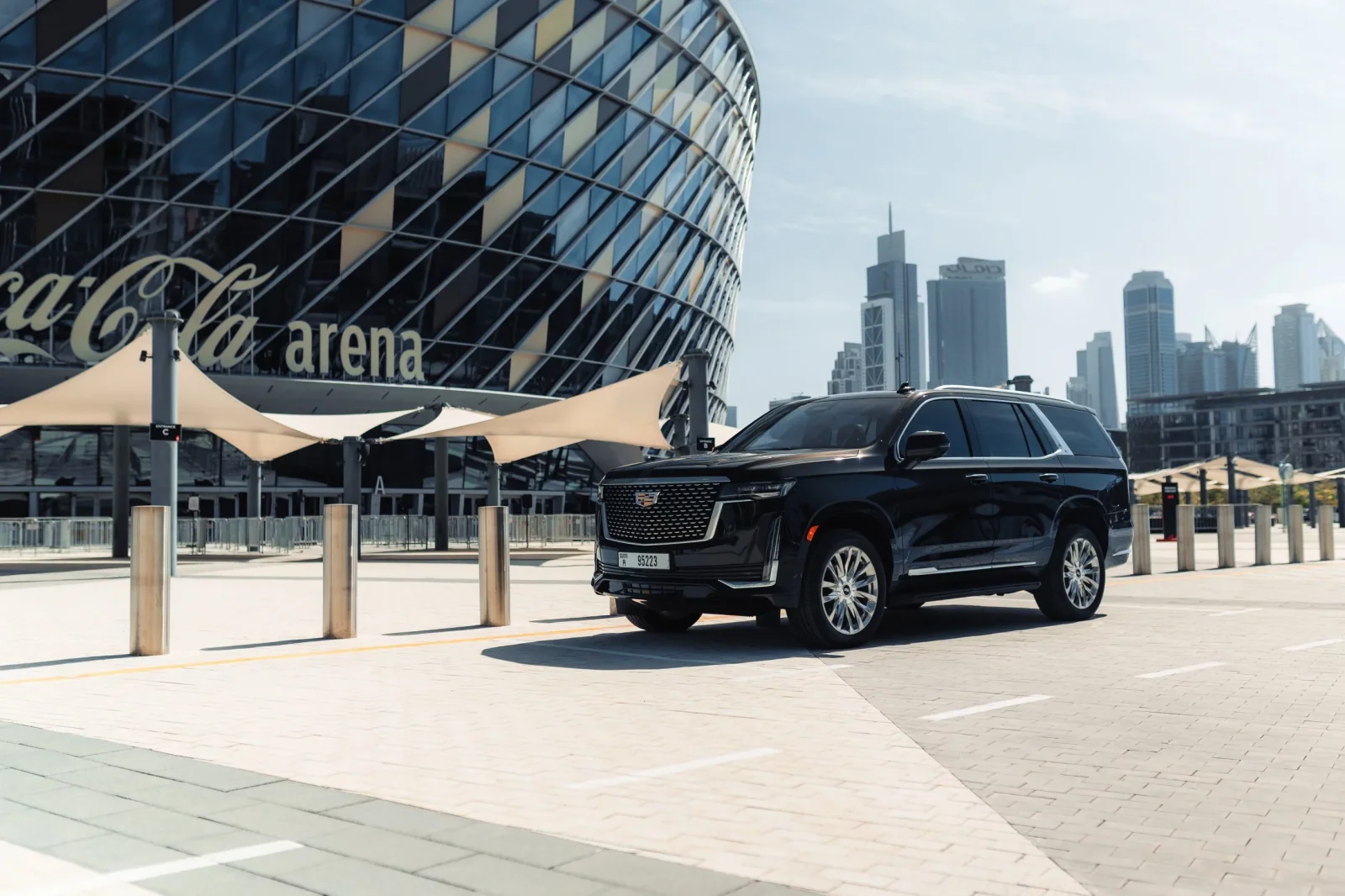 Miete Cadillac Escalade  Schwarz 2021 in der Dubai