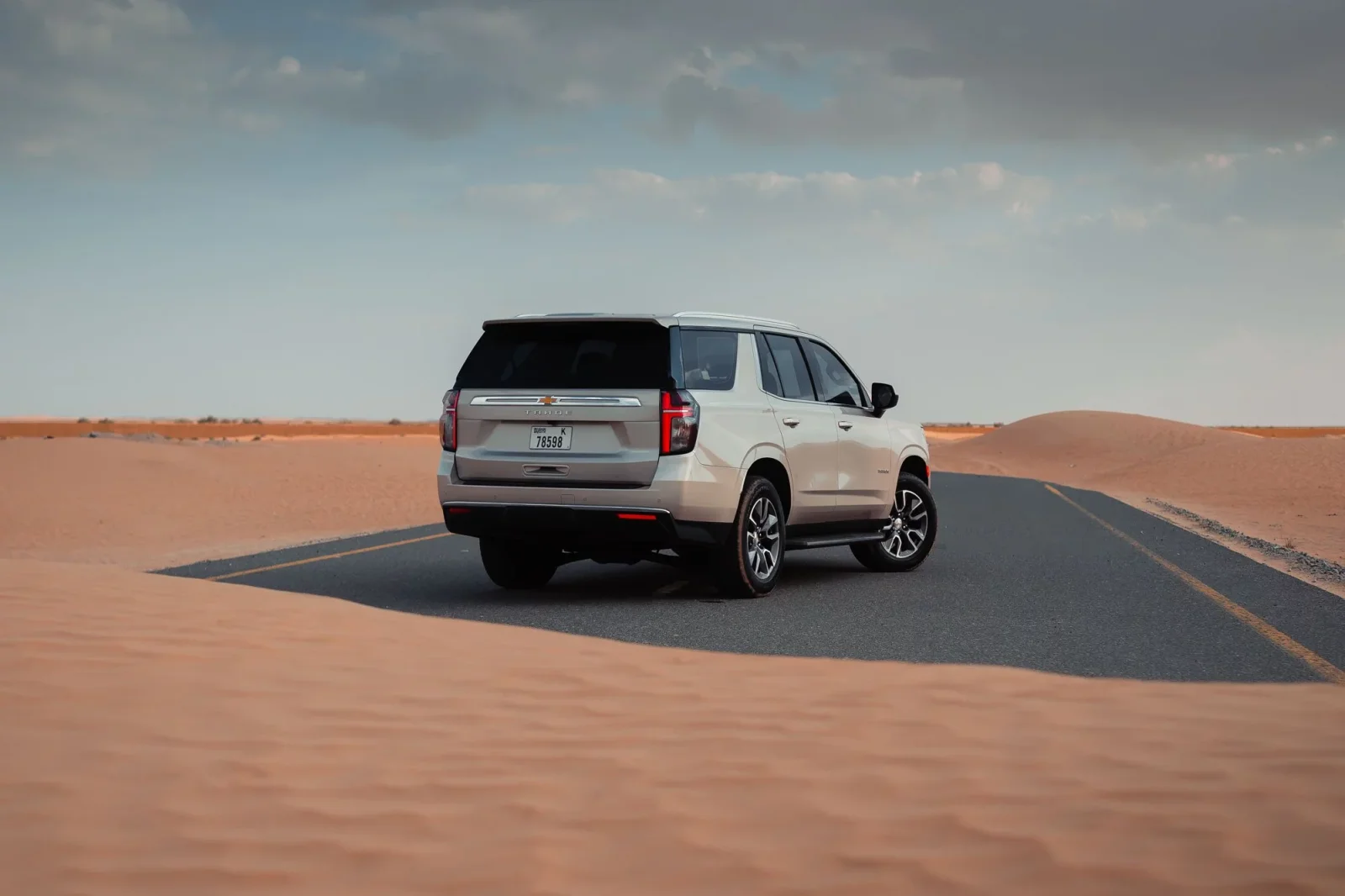 Rent Chevrolet Tahoe  Beige 2022 in Dubai - 4 
