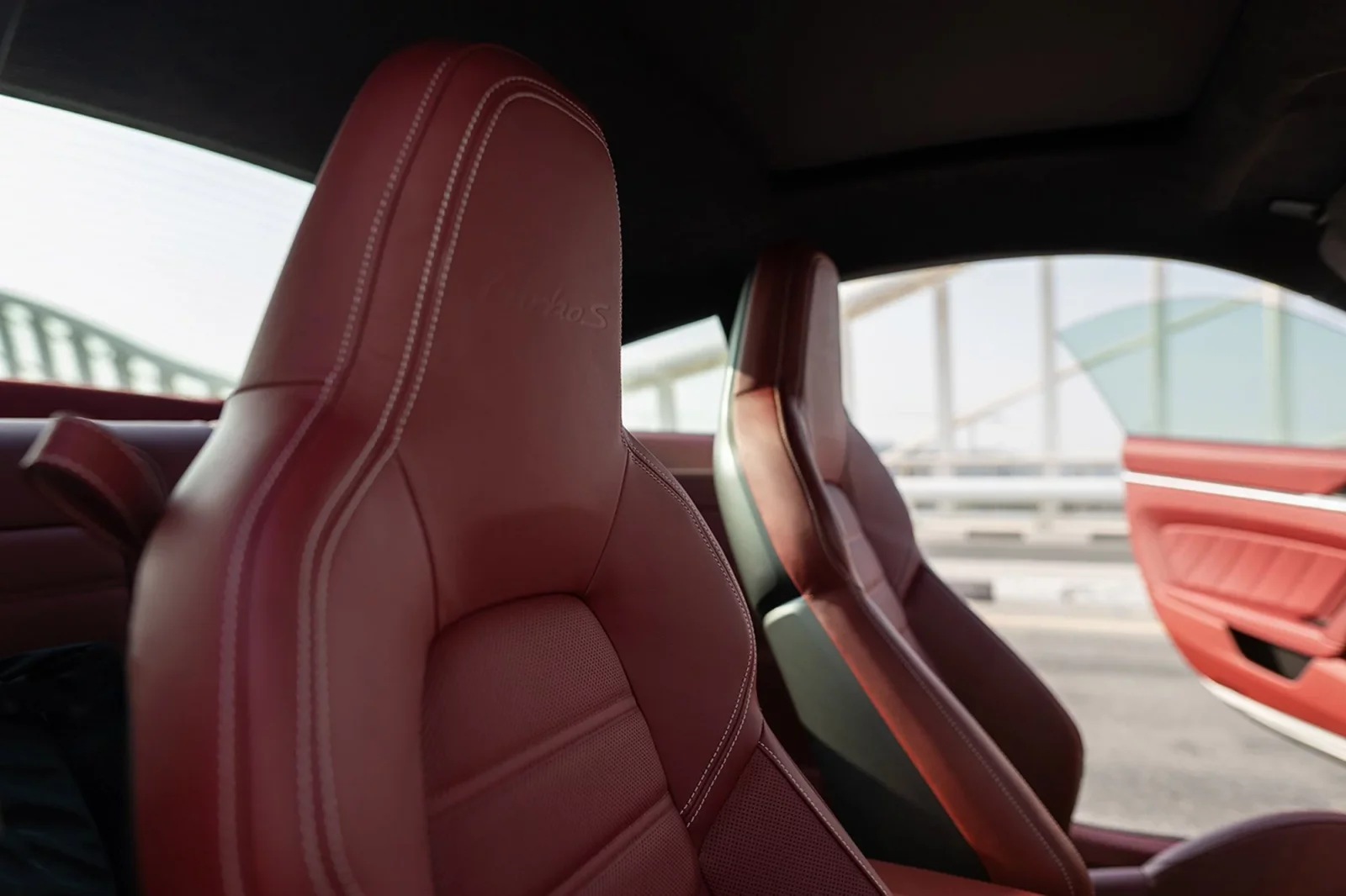 Rent Porsche 911 Turbo S White 2020 in Dubai - 9 