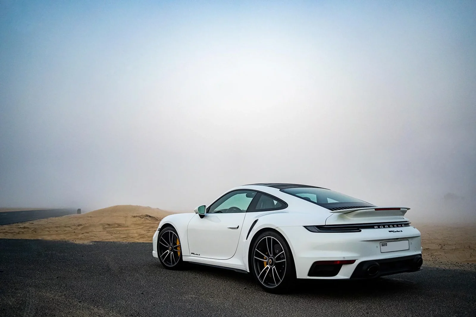 Rent Porsche 911 Turbo S White 2020 in Dubai - 6 