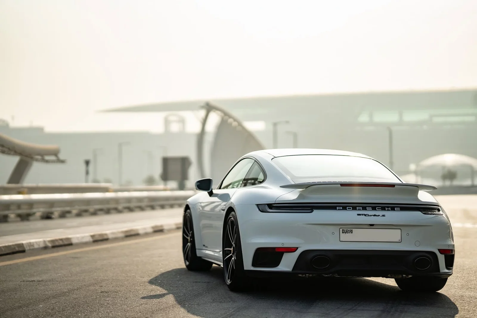 Rent Porsche 911 Turbo S White 2020 in Dubai - 5 