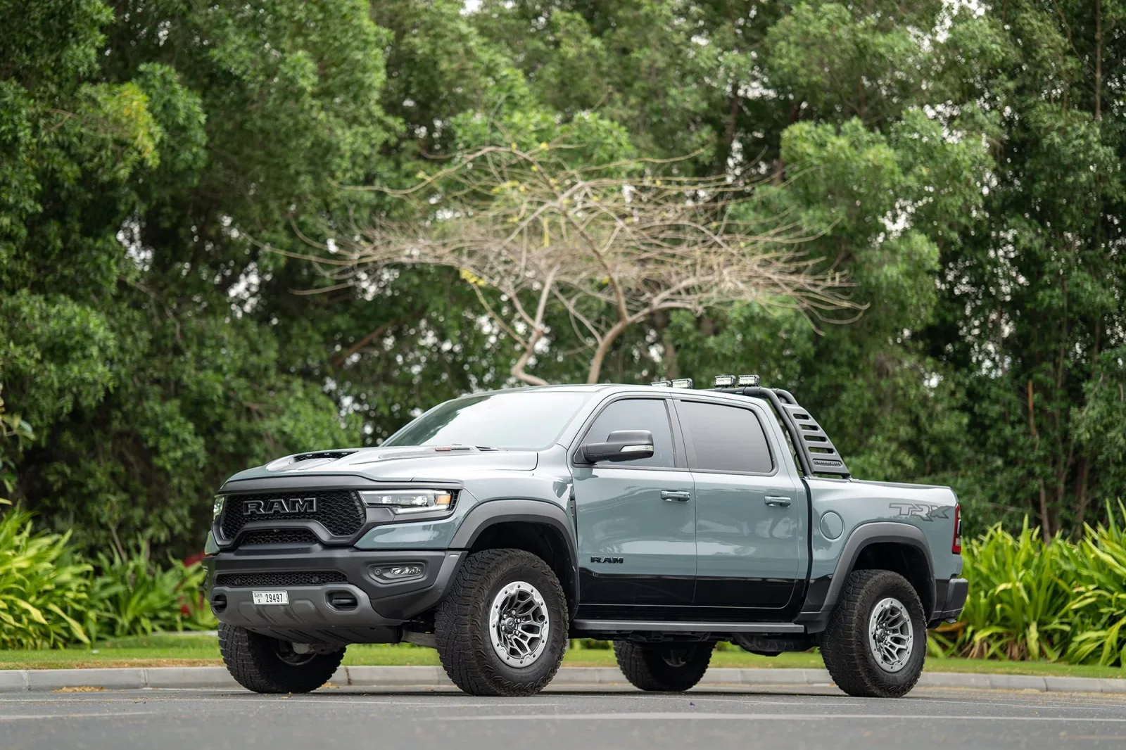 Rent Dodge Ram TRX Grey 2021 in Dubai - 9 