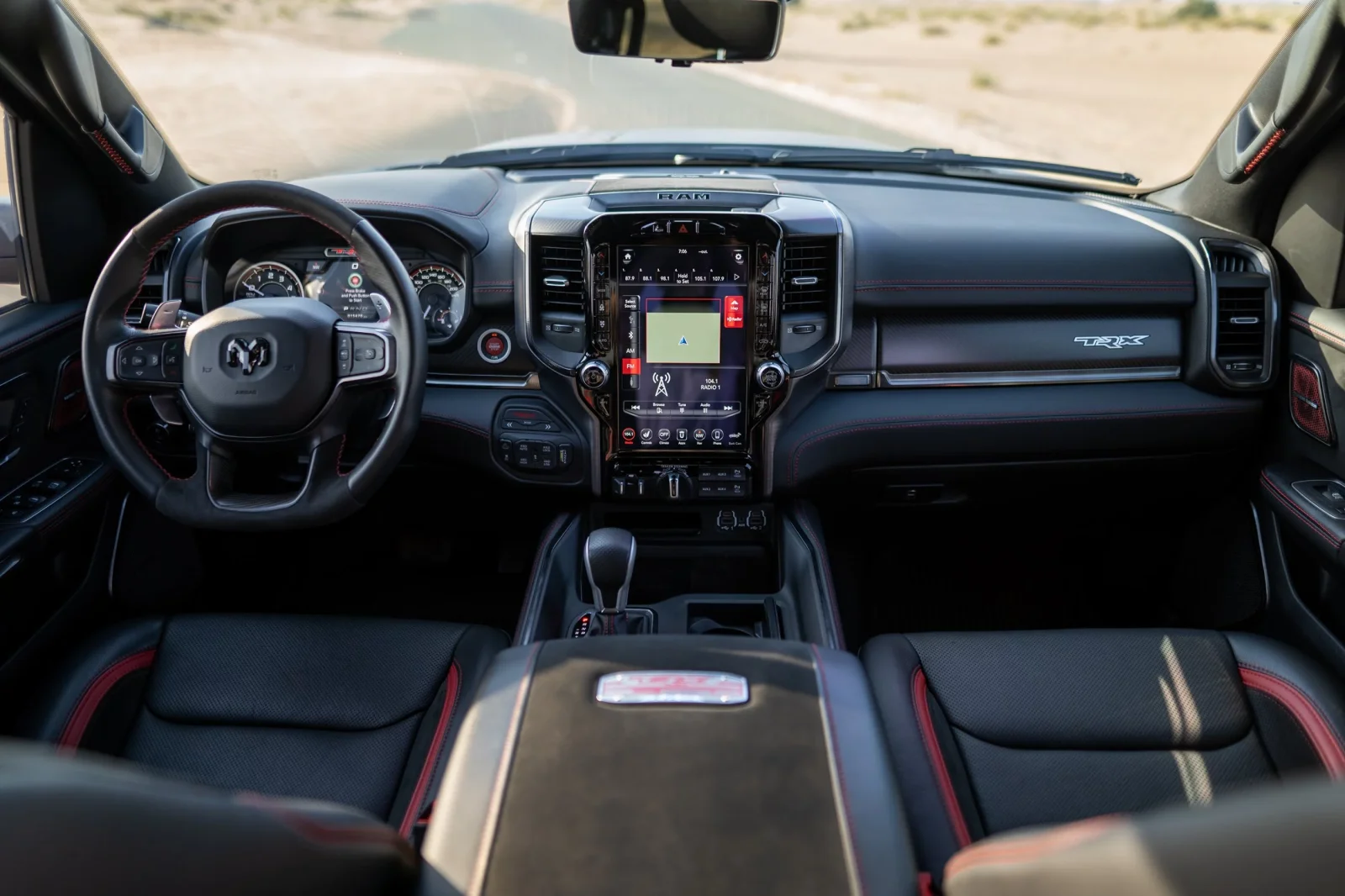 Rent Dodge Ram TRX Grey 2021 in Dubai - 5 