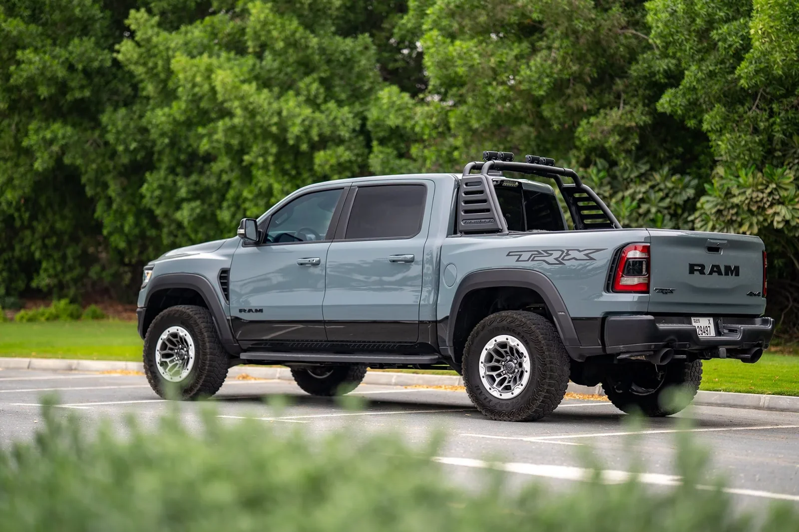 Rent Dodge Ram TRX Grey 2021 in Dubai - 2 