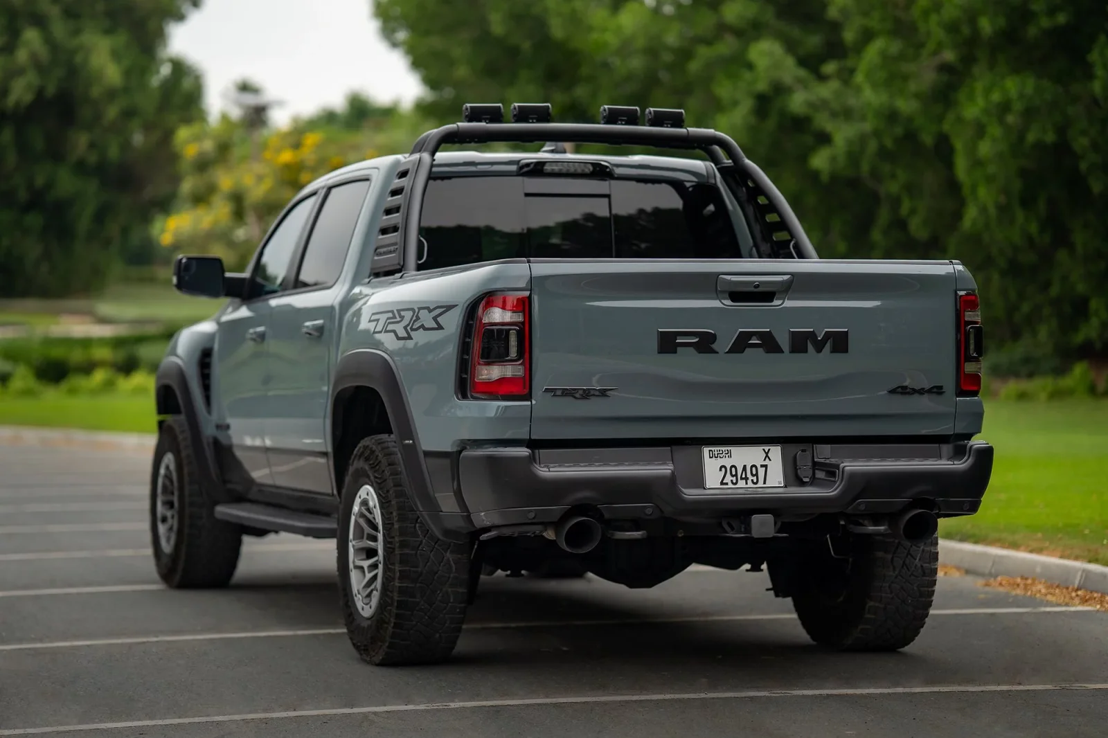 Rent Dodge Ram TRX Grey 2021 in Dubai - 10 