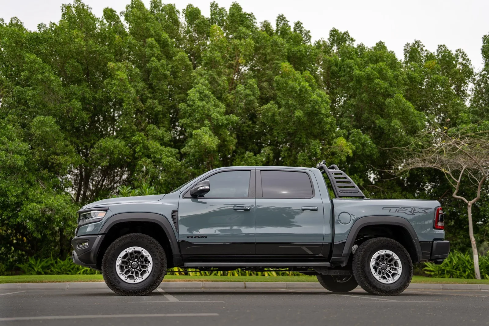 Rent Dodge Ram TRX Grey 2021 in Dubai - 8 