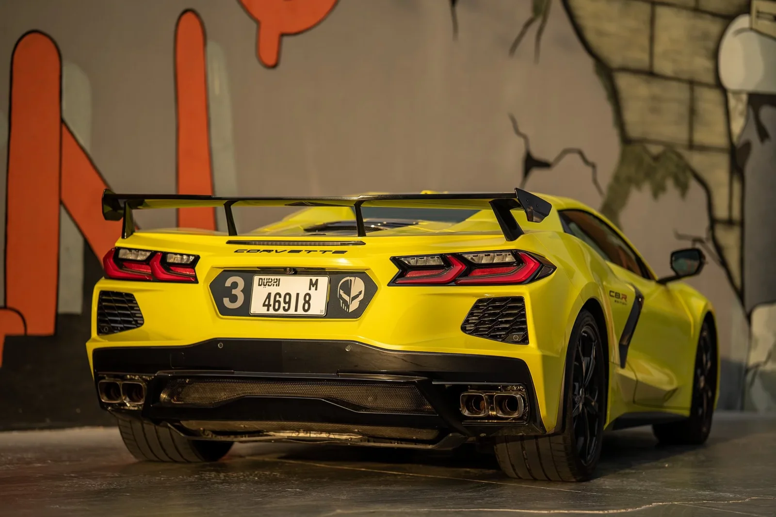 Miete Chevrolet Corvette C8 R Edition Gelb 2021 in der Dubai - 3 