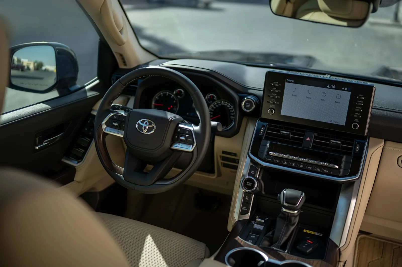 Rent Toyota Land Cruiser 300 Black 2023 in Dubai - 6 