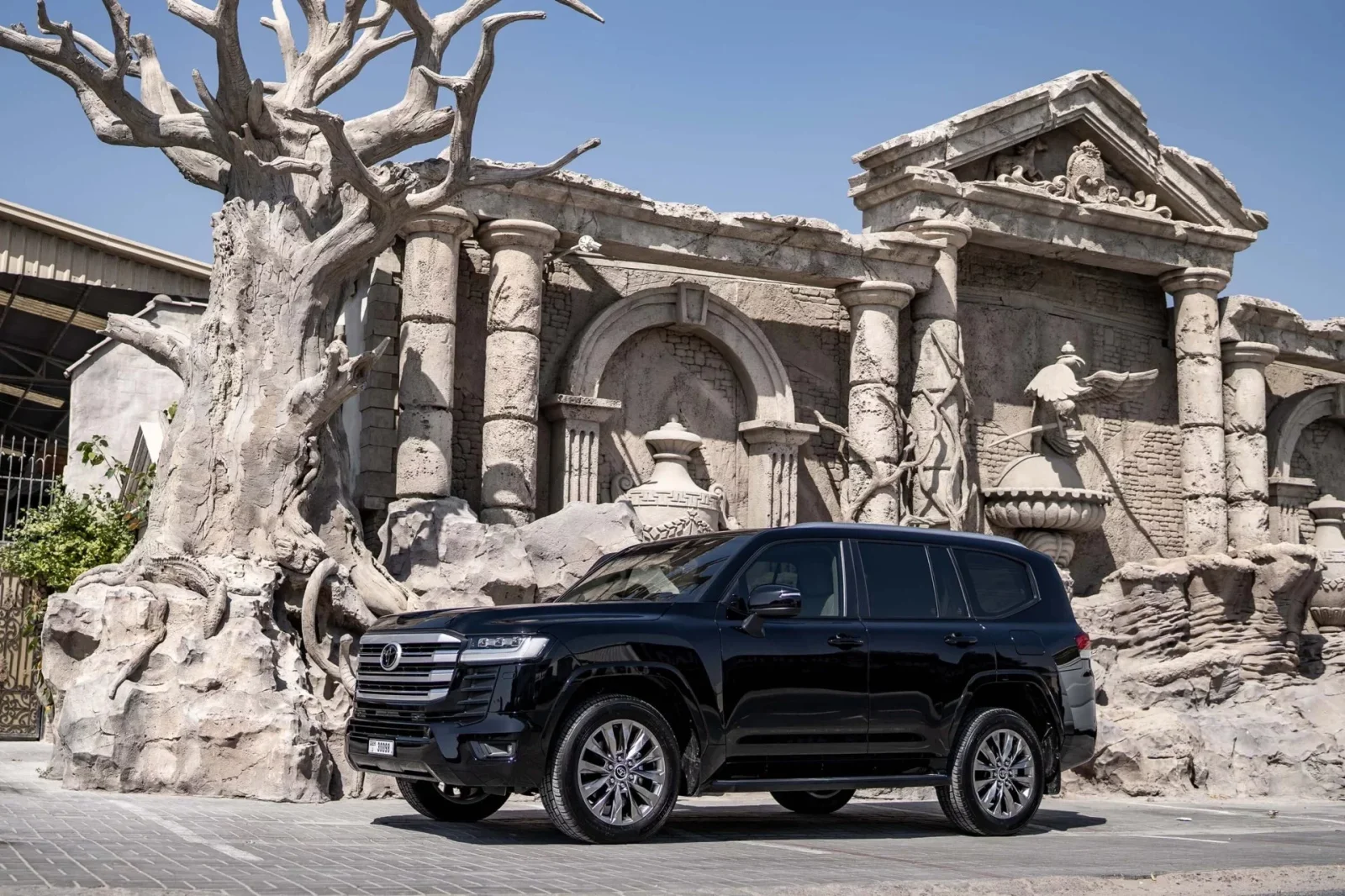 Rent Toyota Land Cruiser 300 Black 2023 in Dubai - 1 