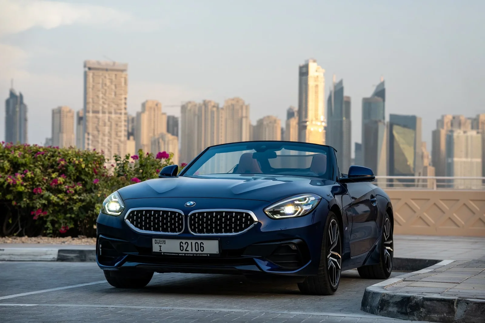 Rent BMW Z4  Blue 2022 in Dubai - 6 