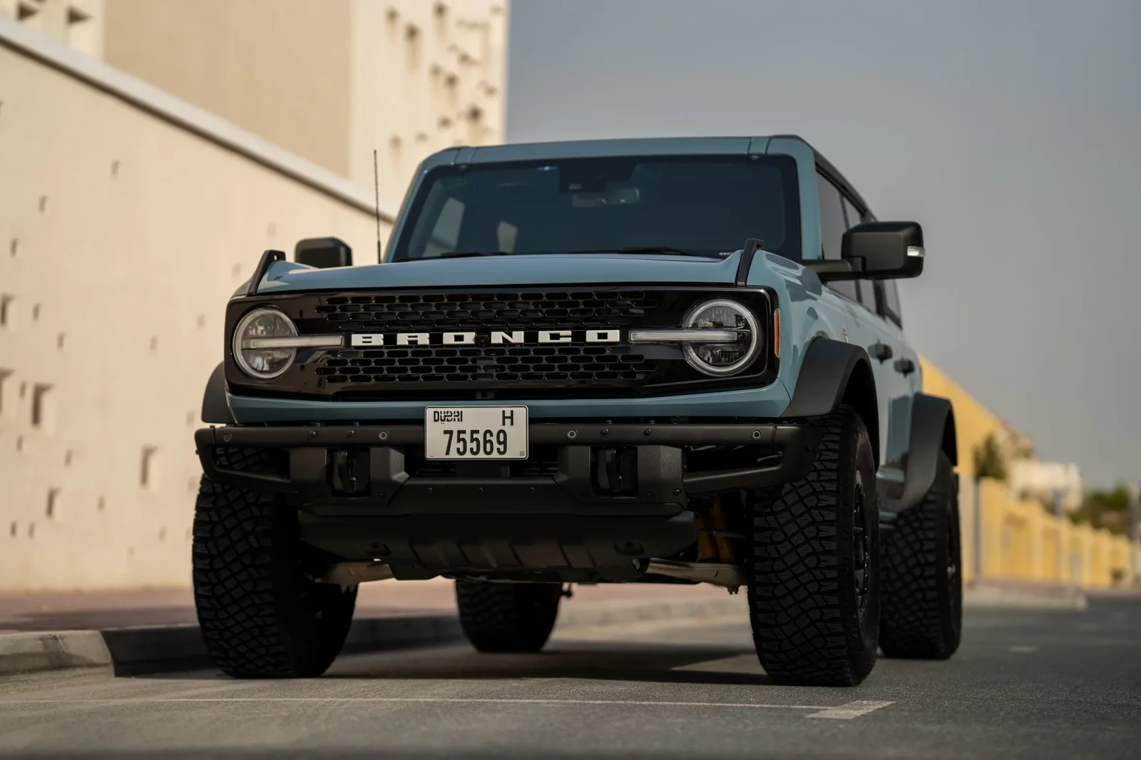 Rent Ford Bronco  Blue 2022 in Dubai