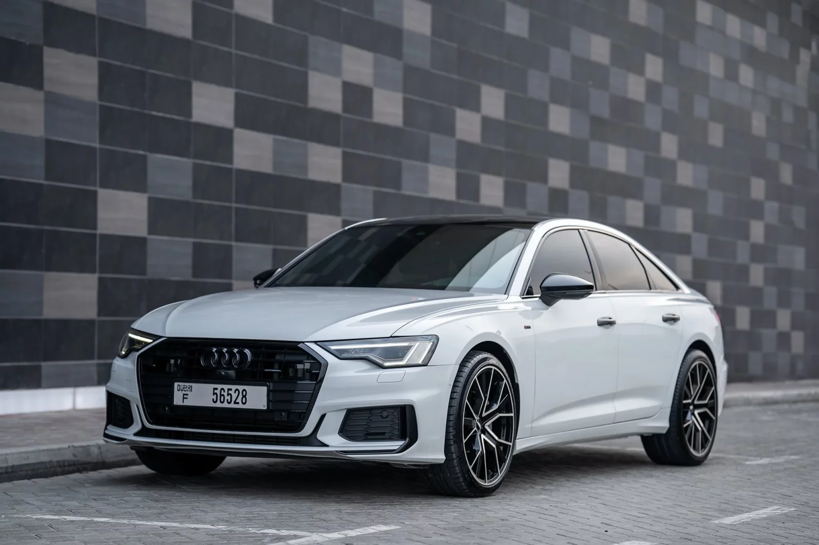 Rent Audi A6  White 2021 in Dubai