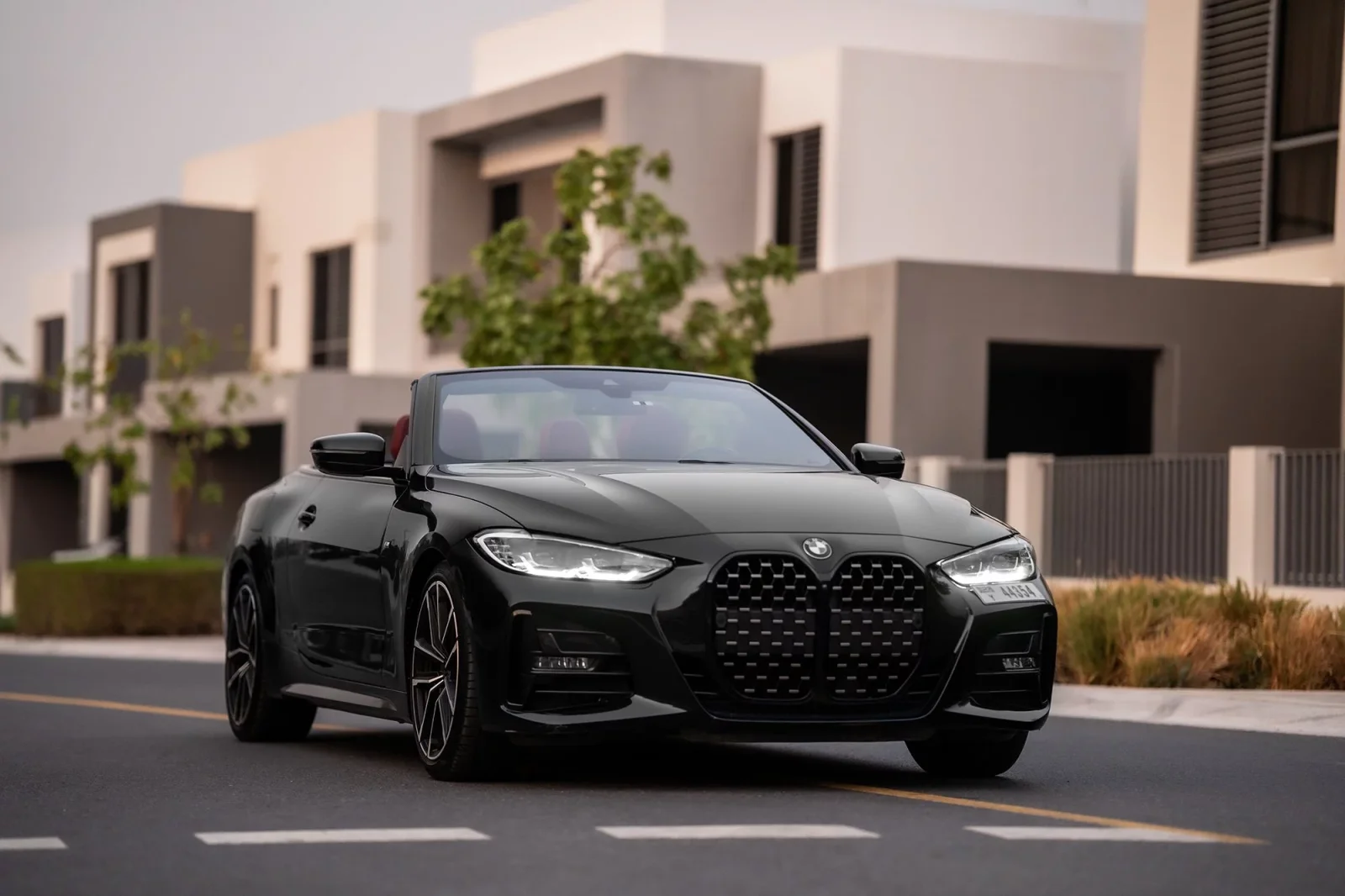 Rent BMW 4-Series 420 Black 2021 in Dubai - 7 